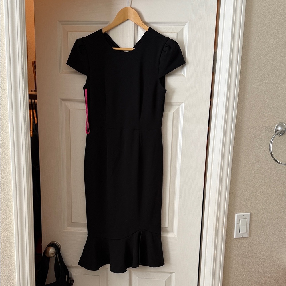Betsey Johnson Black Midi Dress